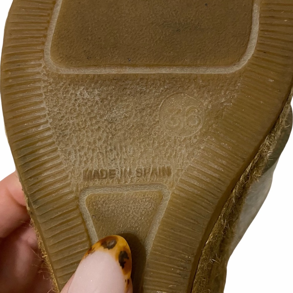 Burberry Nova Check Espadrille Wedge Thong Sandal - Picture 9 of 11